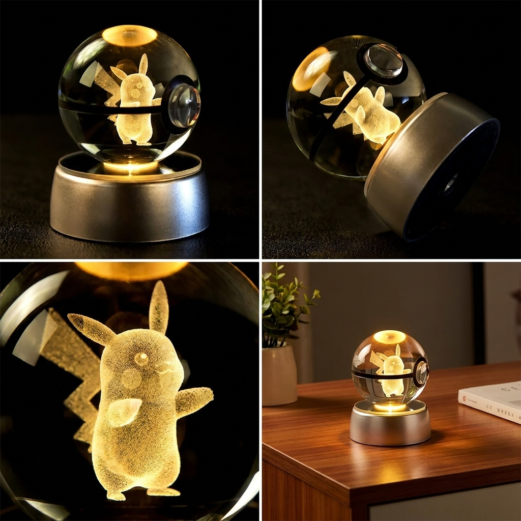 GlowOrb™ Light Sphere — Pikachu