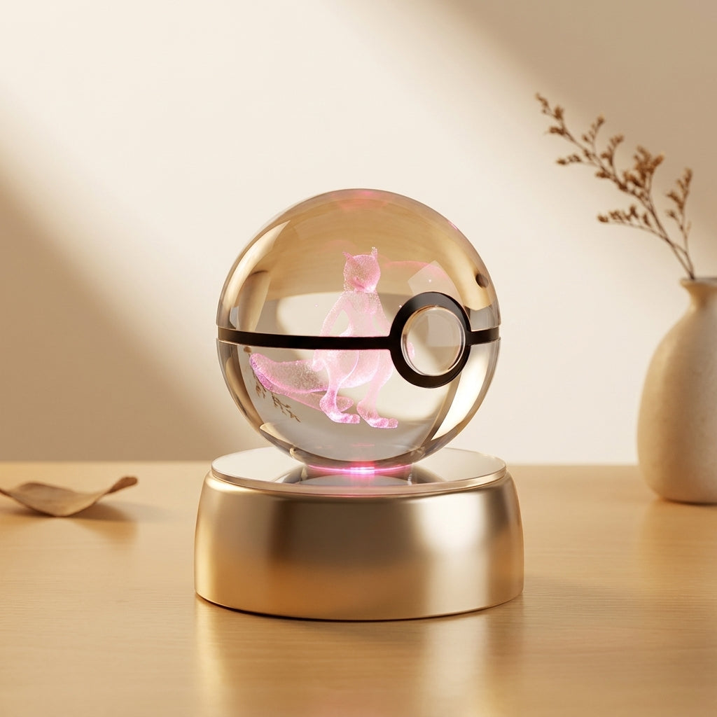 GlowOrb™ Light Sphere — Mewtwo