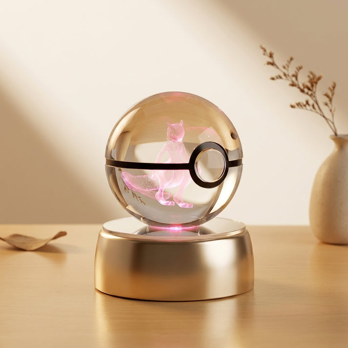 Boule LED Mewtwo
